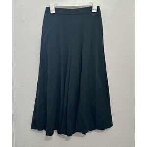 Niko And Pants Womens Size 4 Green Wide Leg Gaucho Boho Grunge Lagenlook Japan